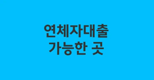 연체자대출 대출 한도 증가 기준